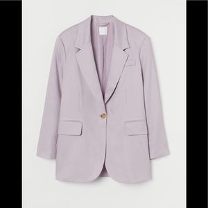 H&M Linen Blend Lavender Suit